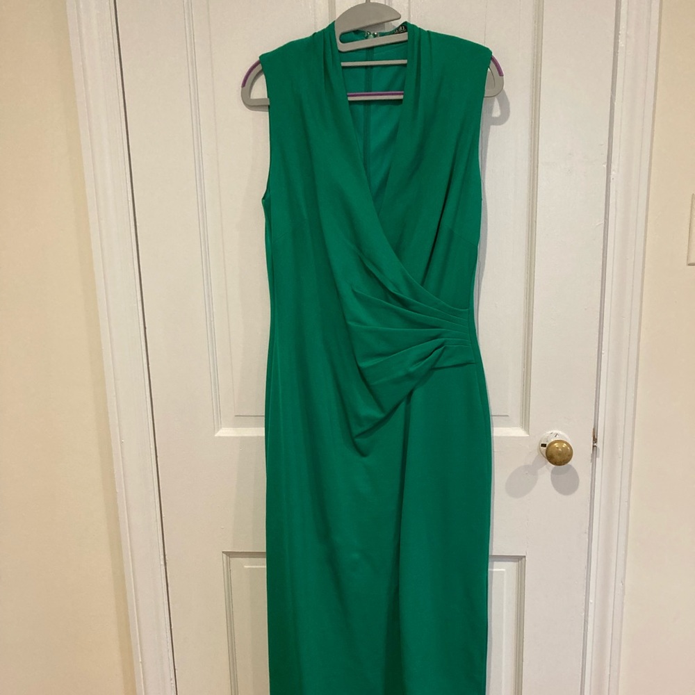 Ralph Lauren gown, green, 10